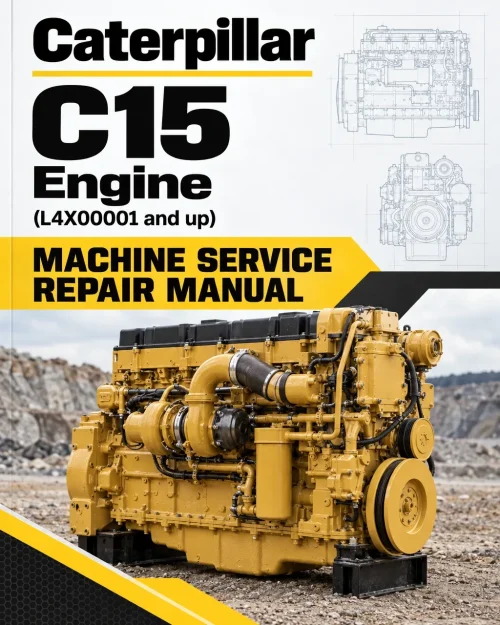 Caterpillar CAT C15 Engine Machine Service Repair Manual (L4X00001 and up)