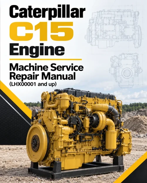 Caterpillar CAT C15 Engine Machine Service Repair Manual (LHX00001 and up)