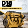 Caterpillar CAT C18 Engine Machine Service Repair Manual (TXH00001 and up)