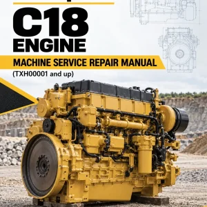 Caterpillar CAT C18 Engine Machine Service Repair Manual (TXH00001 and up)