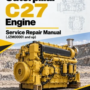 Caterpillar CAT C27 Engine Machine Service Repair Manual (JZM00001 and up)