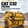 Caterpillar CAT C32 Engine Machine Service Repair Manual (MHM00001 and up)