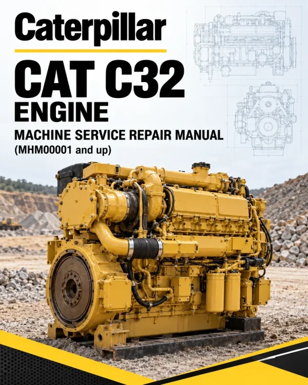 Caterpillar CAT C32 Engine Machine Service Repair Manual (MHM00001 and up)
