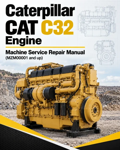 Caterpillar CAT C32 Engine Machine Service Repair Manual (MZM00001 and up)