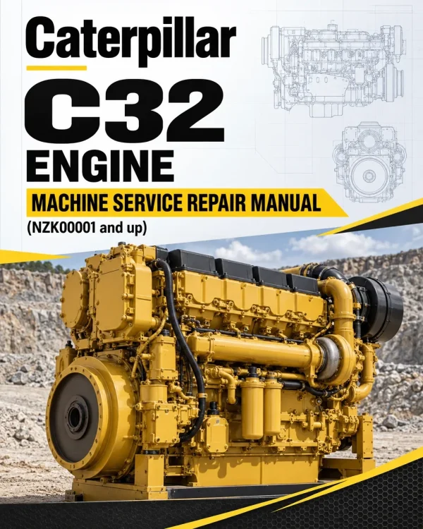 Caterpillar CAT C32 Engine Machine Service Repair Manual (NZK00001 and up)
