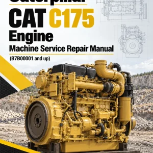 Caterpillar CAT C175 Engine Machine Service Repair Manual (B7B00001 and up)