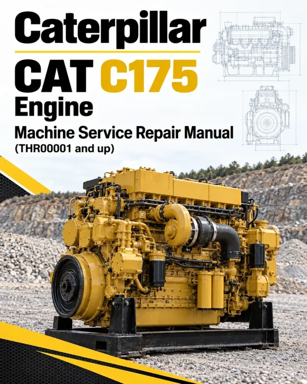 Caterpillar CAT C175 Engine Machine Service Repair Manual (THR00001 and up)