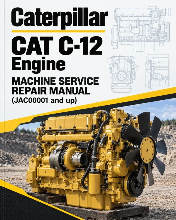 Caterpillar CAT C-12 Engine Machine Service Repair Manual (JAC00001 and up)