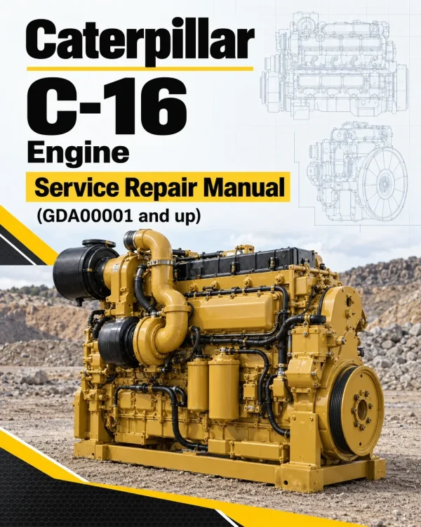Caterpillar CAT C-16 Engine Machine Service Repair Manual (GDA00001 and up) Caterpillar CAT C-16 Engine Machine Service Repair Manual (GDA00001 and up)