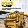 Caterpillar CAT D342 Engine Machine Service Repair Manual (17S00001 and up)
