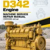 Caterpillar CAT D342 Engine Machine Service Repair Manual (50V00001 and up)