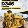 Caterpillar CAT D346 Engine Machine Service Repair Manual (73X00001 and up)