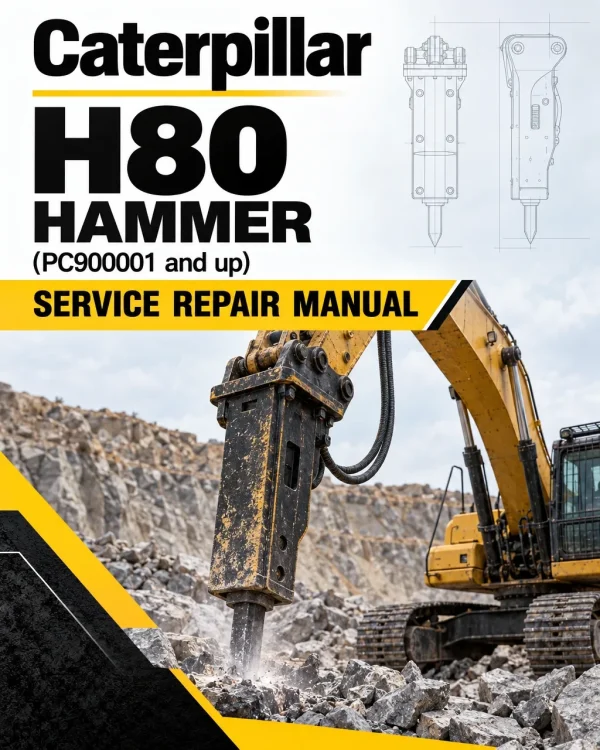 Caterpillar CAT H80 Hammer Service Repair Manual (PC900001 and up) Caterpillar CAT H80 Hammer Service Repair Manual (PC900001 and up)