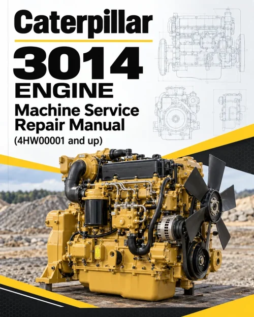 Caterpillar CAT 3014 Engine Machine Service Repair Manual (4HW00001 and up)