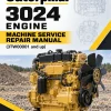 Caterpillar CAT 3024 Engine Machine Service Repair Manual (3TW00001 and up)