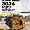 Caterpillar CAT 3034 Engine Machine Service Repair Manual (3NW00001 and up)