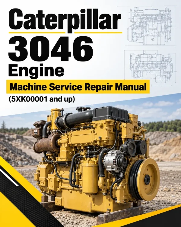 Caterpillar CAT 3046 Engine Machine Service Repair Manual (5XK00001 and up)