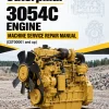 Caterpillar CAT 3054C Engine Machine Service Repair Manual (CST00001 and up)