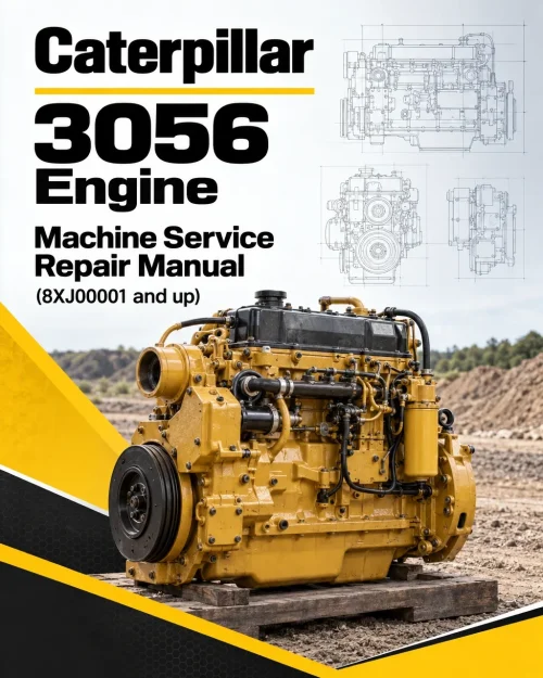 Caterpillar CAT 3056 Engine Machine Service Repair Manual (8XJ00001 and up)