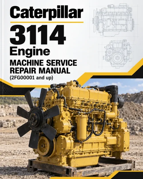 Caterpillar CAT 3114 Engine Machine Service Repair Manual (2FG00001 and up)