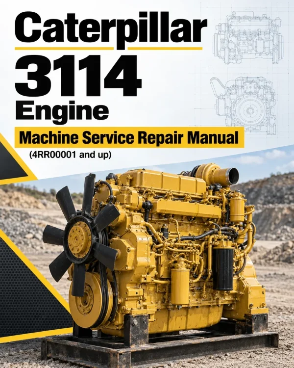Caterpillar CAT 3114 Engine Machine Service Repair Manual (4RR00001 and up)