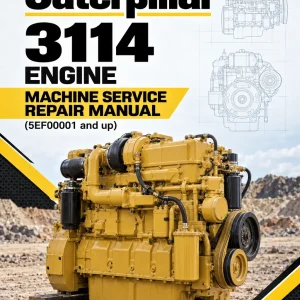 Caterpillar CAT 3114 Engine Machine Service Repair Manual (5EF00001 and up)