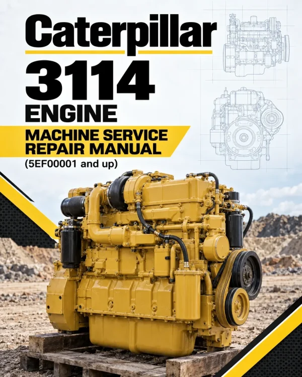 Caterpillar CAT 3114 Engine Machine Service Repair Manual (5EF00001 and up)