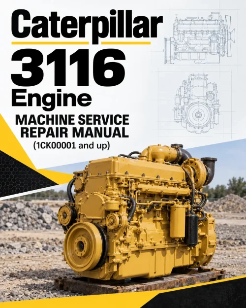 Caterpillar CAT 3116 Engine Machine Service Repair Manual (1CK00001 and up)