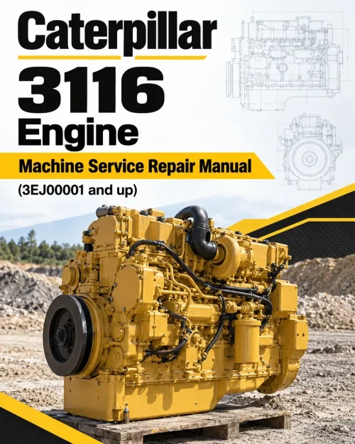 Caterpillar CAT 3116 Engine Machine Service Repair Manual (3EJ00001 and up)