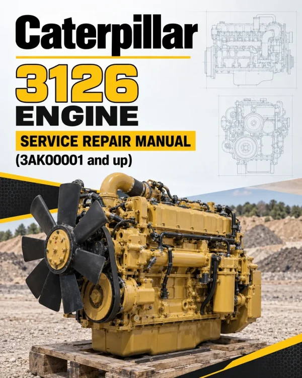 Caterpillar CAT 3126 Engine Machine Service Repair Manual (3AK00001 and up)