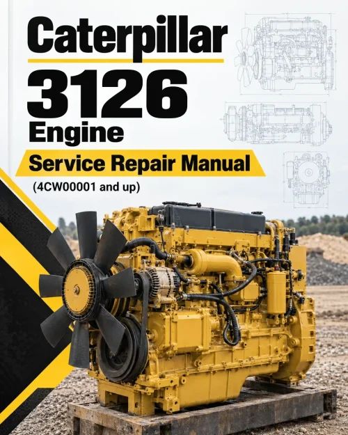 Caterpillar CAT 3126 Engine Machine Service Repair Manual (4CW00001 and up) Caterpillar CAT 3126 Engine Machine Service Repair Manual (4CW00001 and up)