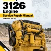 Caterpillar CAT 3126 Engine Machine Service Repair Manual (55K00001 and up)