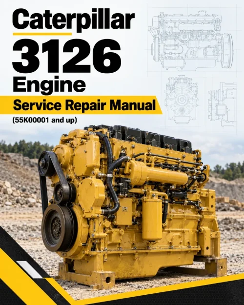 Caterpillar CAT 3126 Engine Machine Service Repair Manual (55K00001 and up)