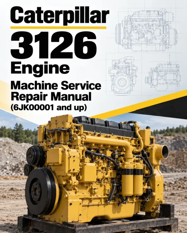 Caterpillar CAT 3126 Engine Machine Service Repair Manual (6JK00001 and up) Caterpillar CAT 3126 Engine Machine Service Repair Manual (6JK00001 and up)