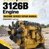 Caterpillar CAT 3126B Engine Machine Service Repair Manual (BMA00001 and up)