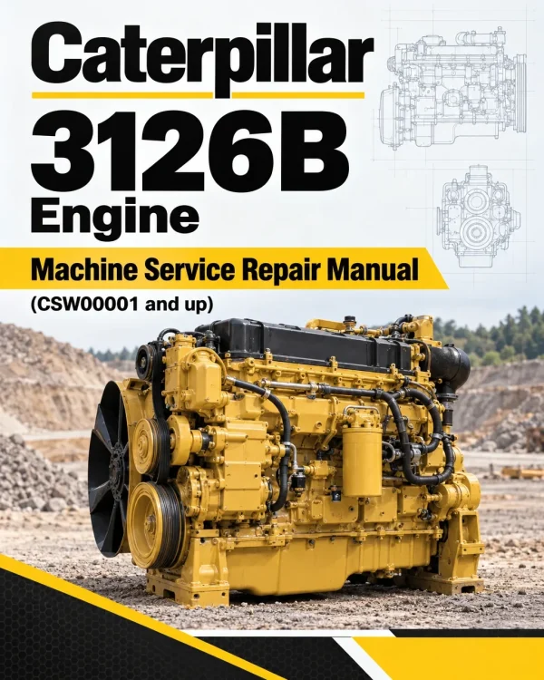 Caterpillar CAT 3126B Engine Machine Service Repair Manual (CSW00001 and up)