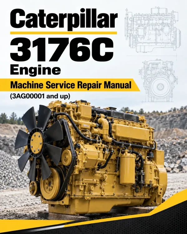 Caterpillar CAT 3176C Engine Machine Service Repair Manual (3AG00001 and up)