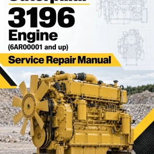 Caterpillar CAT 3196 Engine Machine Service Repair Manual (6AR00001 and up)