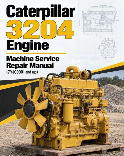 Caterpillar CAT 3204 Engine Machine Service Repair Manual (7YJ00001 and up)