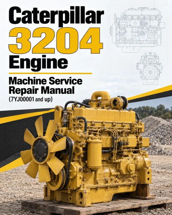 Caterpillar CAT 3204 Engine Machine Service Repair Manual (7YJ00001 and up)