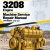 Caterpillar CAT 3208 Engine Machine Service Repair Manual (79V00001 and up)