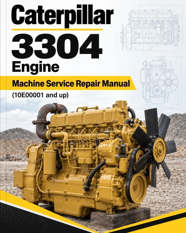 Caterpillar CAT 3304 Engine Machine Service Repair Manual (10E00001 and up)