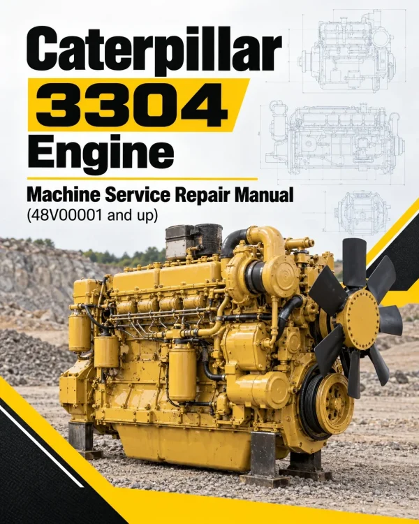Caterpillar CAT 3304 Engine Machine Service Repair Manual (48V00001 and up)