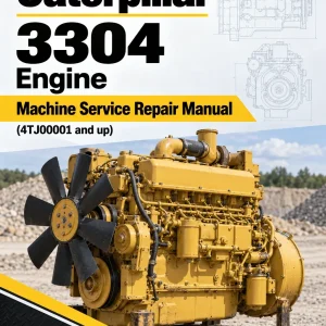 Caterpillar CAT 3304 Engine Machine Service Repair Manual (4TJ00001 and up)