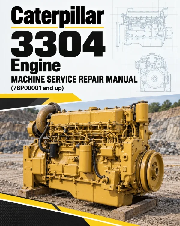 Caterpillar CAT 3304 Engine Machine Service Repair Manual (78P00001 and up)