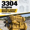 Caterpillar CAT 3304 Engine Machine Service Repair Manual (H4G00001 and up)