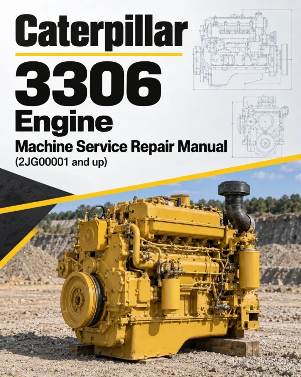 Caterpillar CAT 3306 Engine Machine Service Repair Manual (2JG00001 and up)