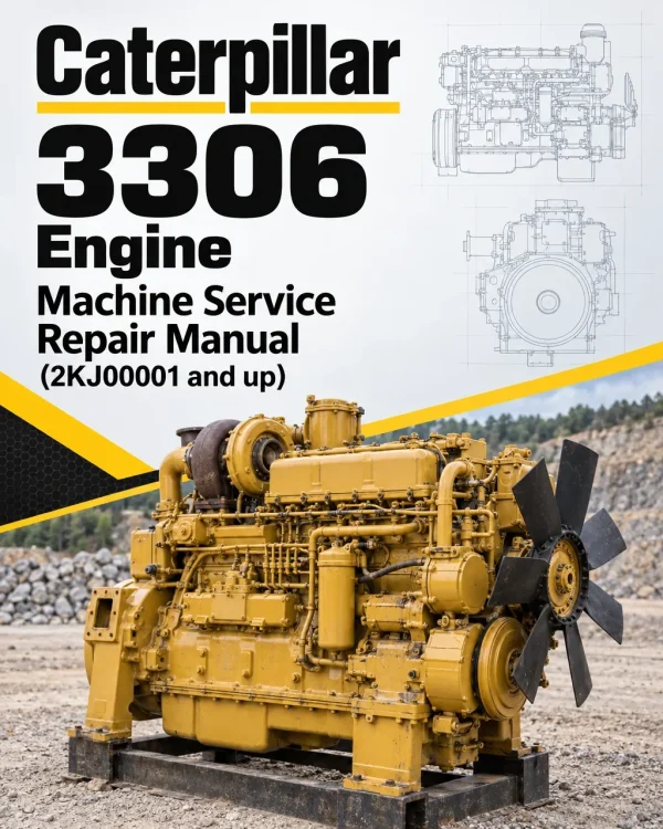 Caterpillar CAT 3306 Engine Machine Service Repair Manual (2KJ00001 and up)