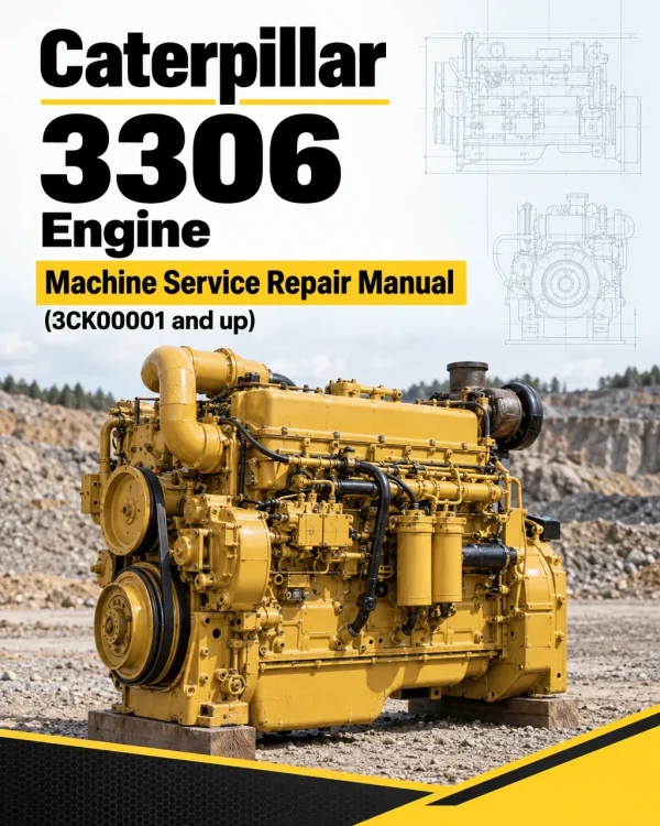 Caterpillar CAT 3306 Engine Machine Service Repair Manual (3CK00001 and up)