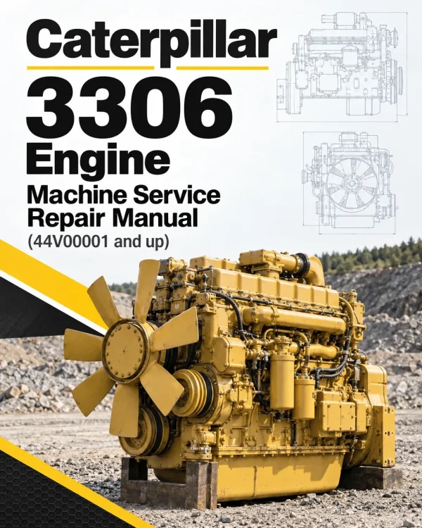 Caterpillar CAT 3306 Engine Machine Service Repair Manual (44V00001 and up)